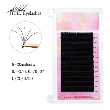 

Easy-fan Bloom Eyelash Automatic-Flowering-Lashes Easy Fan Lash-Extension Self-fast-making Fans all size volume Faux Mink Eyelas