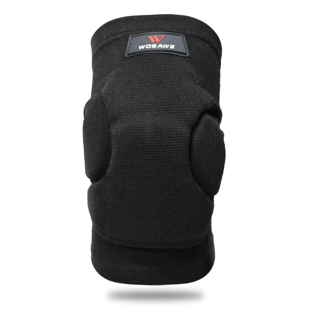 Unisex Knee Brace Support Compression Sleeves, Breathable Leg Wraps Pads for Running, Basketball, Running, Workout Black