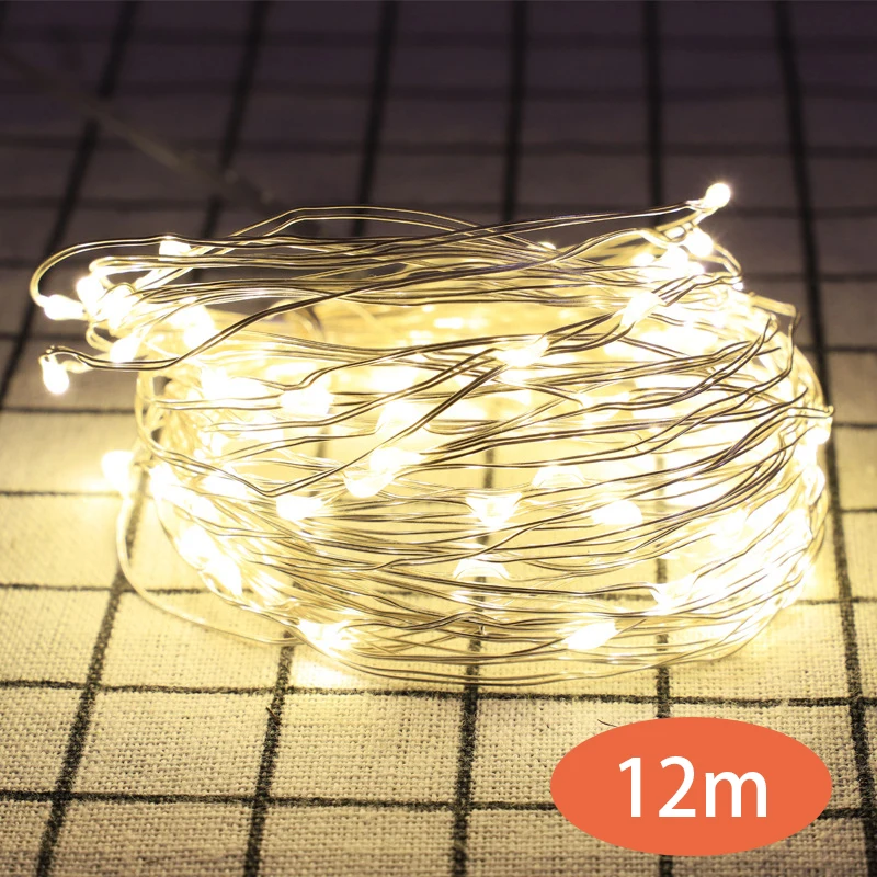 

Waterproof Remote Control Fairy Lights Battery Operated LED Lights Decoration 8 Mode Timer String Copper Wire Christmas