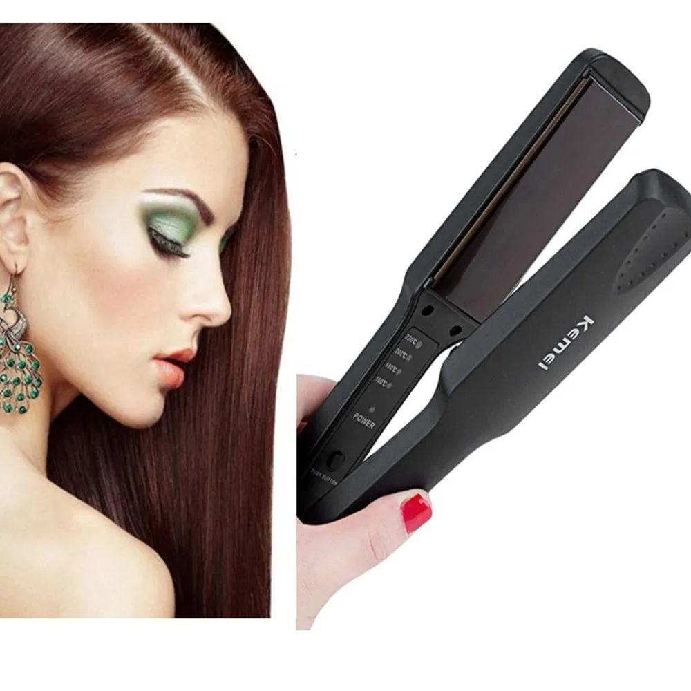 Выпрямитель для волос турмалин керамический нагрев выпрямитель для волос для укладки Быстрый разогрев Alisadoras De Cabello Para Mujer#40