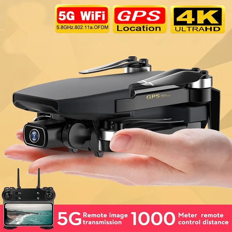SG108 Дрон с разрешением 4k HD 5G Wi-Fi GPS бесщеточным двигателем FPV полета за 25 мин rc