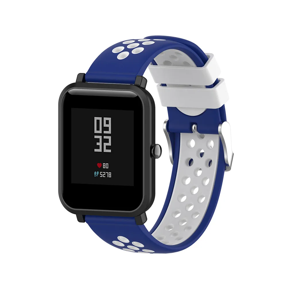 20 мм силиконовый браслет для Garmin Vivoactive 3/HR для Ticwatch 2/E/C2 для samsung gear R600/Galaxy Watch R815 Смарт-часы