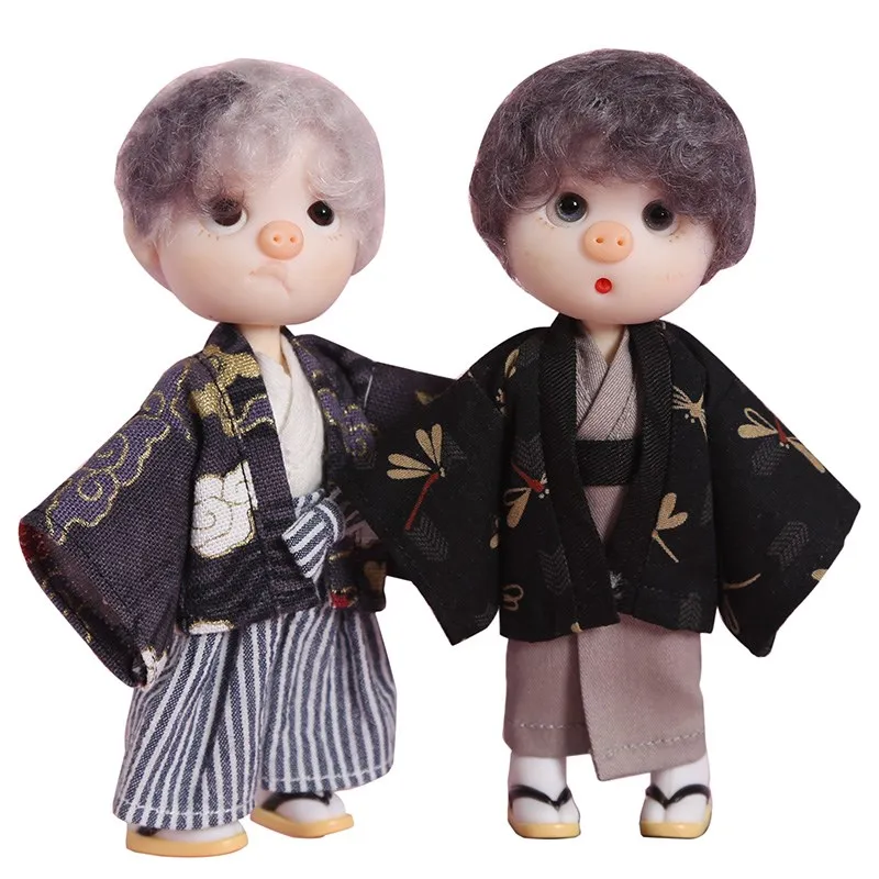 Bjd Doll Clothes Accessories Kimono Clothes For Ob11 Ymy Ddf Gsc Body9 1/12 barbie doll clothes doll clothes accessories doll clothes doll accessories