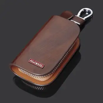 

Leather Remote Car Key Case Key Cover With Car Logo For Great Wall Haval/Hover H1 H2 H6 H7 H4 H9 F5 F7 F9 H2S Car Accessories