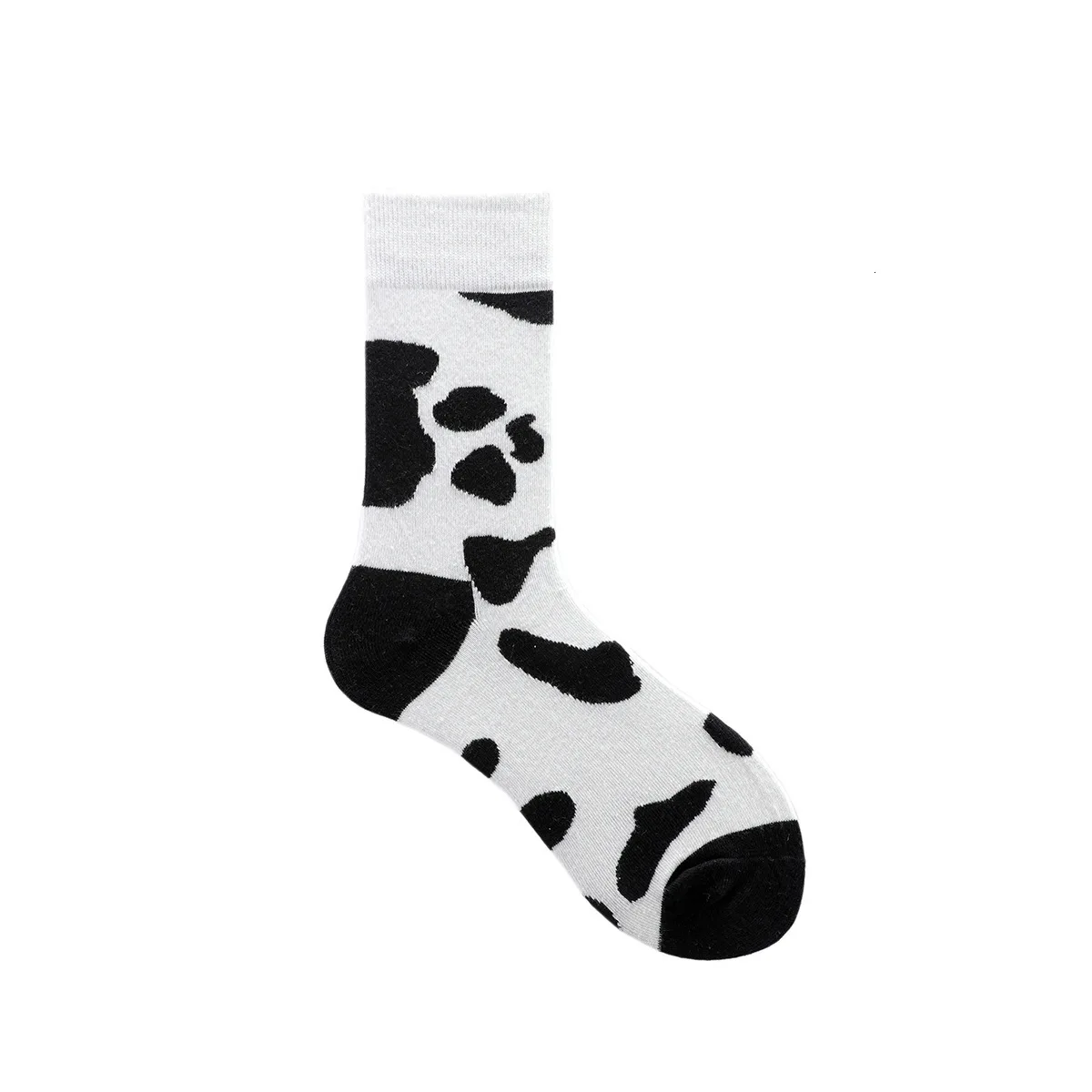 Винтажные мужские носки Harajuku Классические черно-белые полосатые клетчатые носки с принтом геометрические хип-хоп хлопковые уличные новые носки - Цвет: 4
