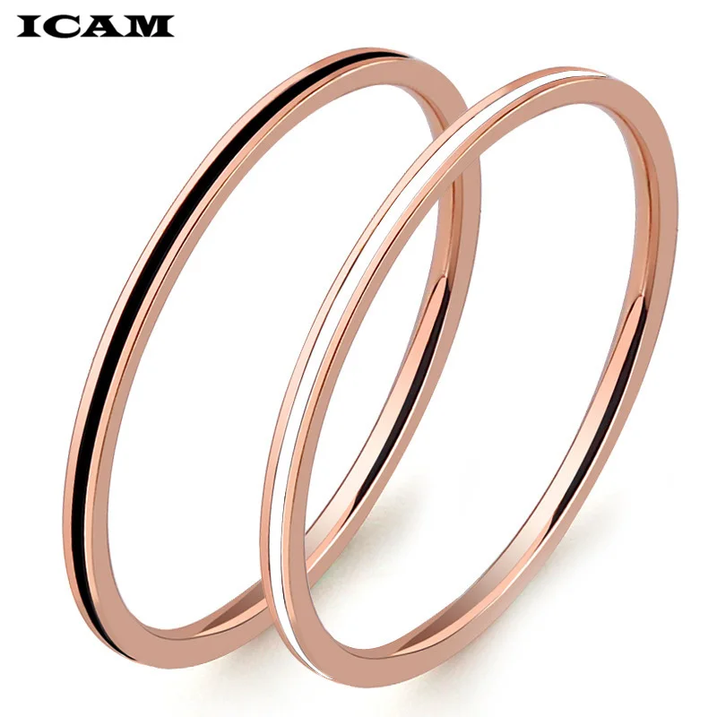 ICAM новые высококачественные ювелирные изделия цвета розового золота мужское