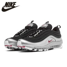 Nike Air Max 97 QS “Liquid Silver” мужские кроссовки для бега Серебристые спортивные кроссовки с воздушной подушкой At5458-001-002-100