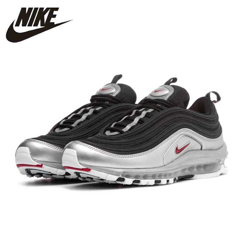 Nike Air Max 97 QS “Liquid Silver” мужские кроссовки для бега Серебристые спортивные с