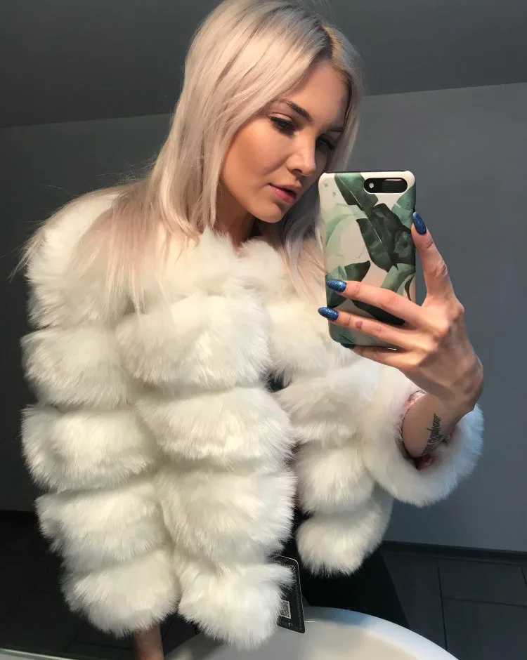 Mink норковые пальто для женщин зимняя верхняя мода розовое пальто из искусственного меха элегантная Толстая теплая верхняя одежда искусственная Меховая куртка Chaquetas Mujer