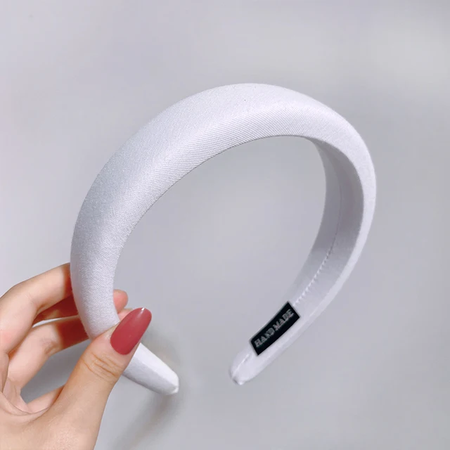 New Padded Headbands Women Wide Bezel Hairbands Thick Velvet Hair Hoop Girls Sponge Non-slip Hairband Fashion Hair Accessories 14