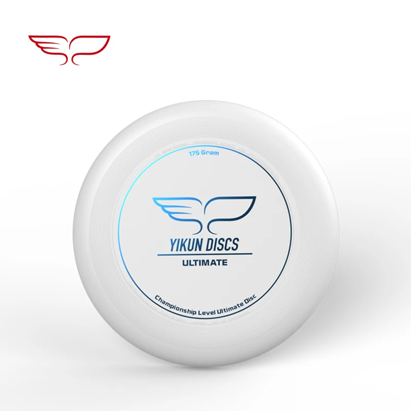 YIKUN диски, одобренный WFDF, 175g, профессиональный FlyingDisc, конечный диск, логотип UltiPro - Цвет: White-Blue