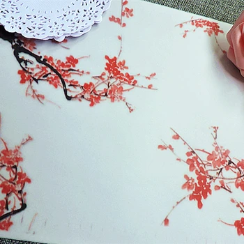 

Plum blossom 100PCS Handmade Soap Wrapping Paper Wax Paper Special for Homemade Soap Packing Greaseproof Paper Free Shipping