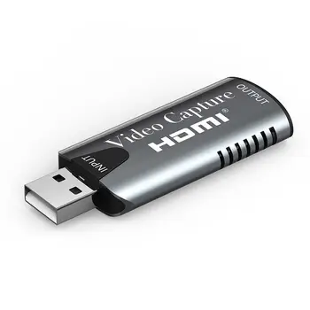 

HDMI Video Capture OBS USB Capture Card Grabber Record Box For PS4 Game DVD Camcorder HD Camera Recording Live Streaming
