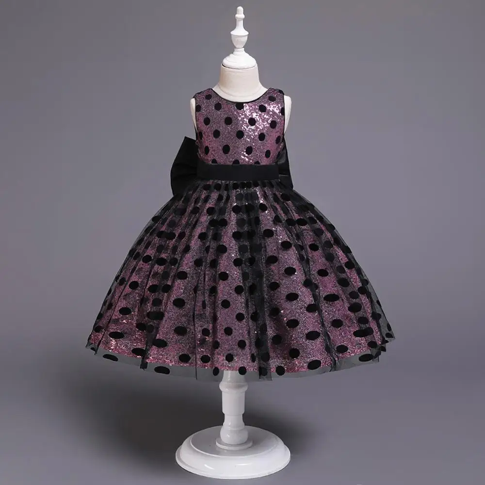 Hetiso/Вечерние платья принцессы с блестками для маленьких девочек; Одежда для девочек на день рождения; детская одежда; От 6 месяцев до 5 лет vestidos