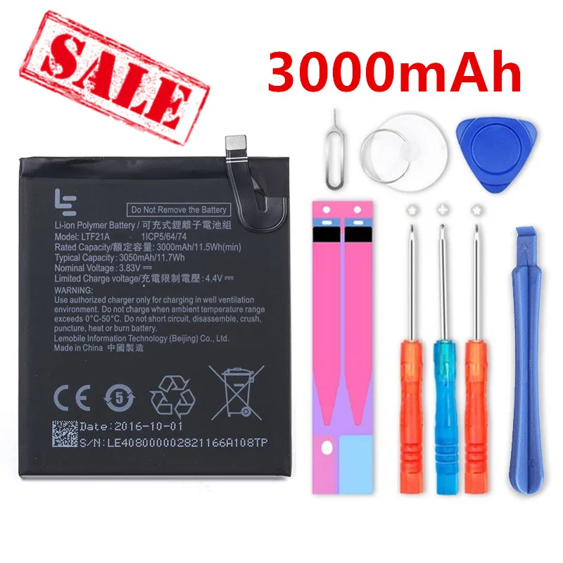 Batteria Sostitutiva 3000mAh Per LeEco Le 2/Pro E Modelli Compatibili - Li-Polymer 3.83V - Nero - Foto 10
