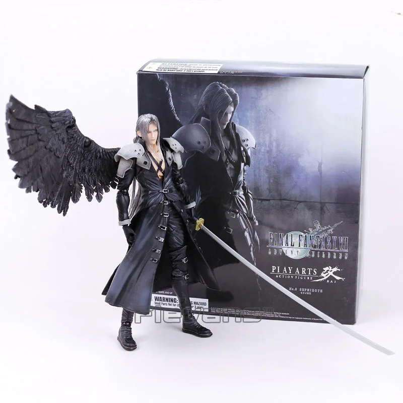box Final Fantasy VII Advent дети Sephiroth Play Arts Kai фигурка Коллекционная ПВХ модель игрушки - Цвет: box