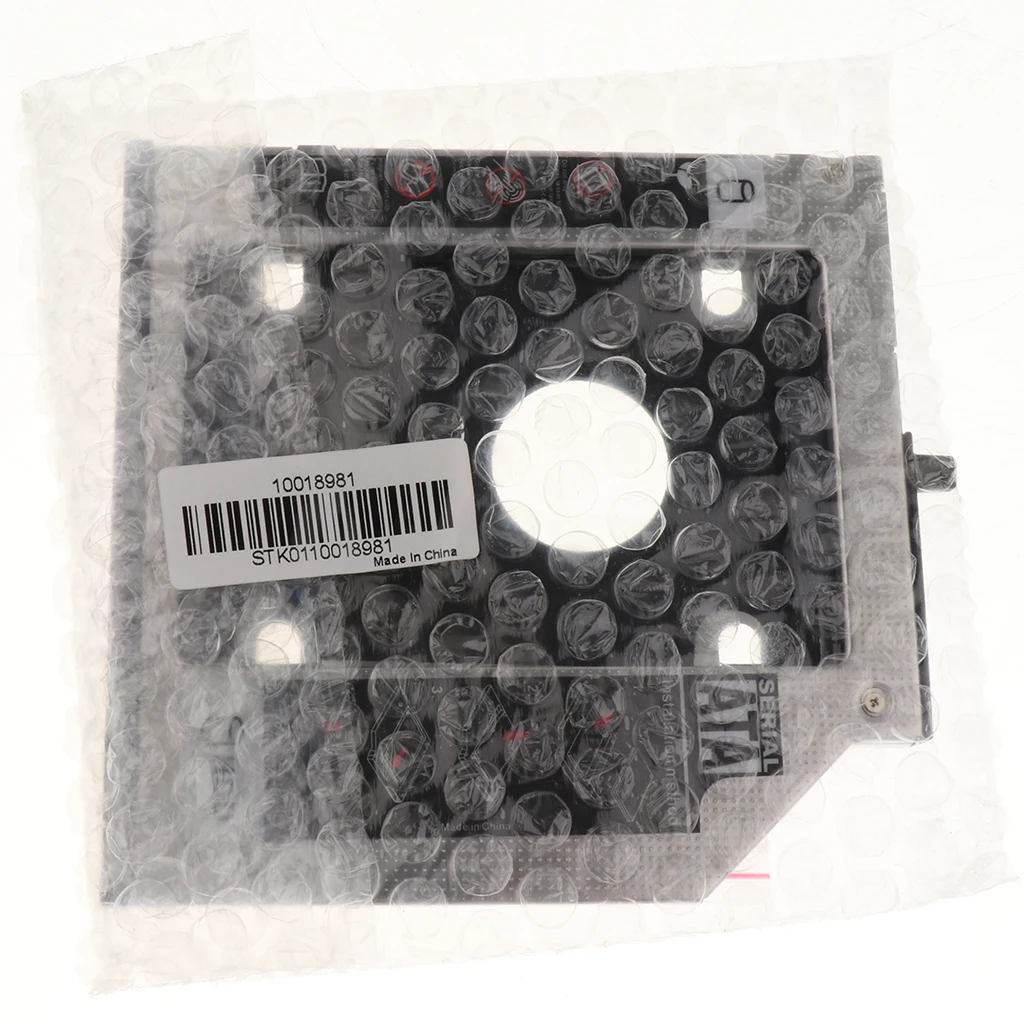 9.5mm SATA 2nd HDD Hard Drive Caddy For IBM Lenovo Thinkpad T400 T410 Aluminum