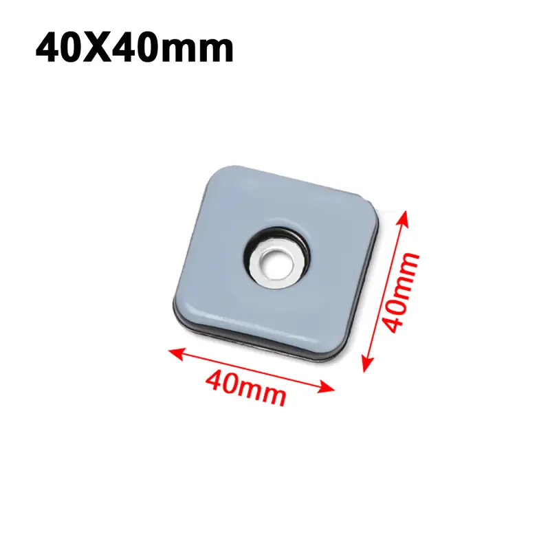 8pcs Table Chair Leg Slider Pad Easy Move Heavy Furniture Bases Protector Legs Anti-abrasion Floor Mat with Screws - Image 11