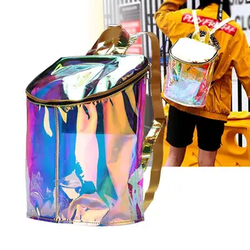 

Women Fashion Candies Hologram Transparent Holographic Bag Racksacks Backpack