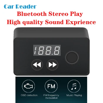 

Bluetooth Music Player OBD OBD2 16 Pin v12+ ELM327 Auto Diagnostic Code Reader Scanner tool same as ELM327 V1.5 For IOS/Android