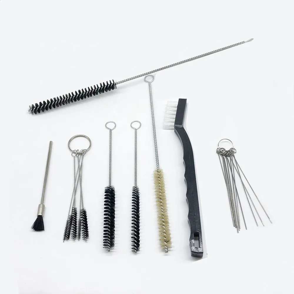 

17pcs Airbrush Spray Gun Nozzle Cleaning Repair Tool Kit Needle & Brush Set