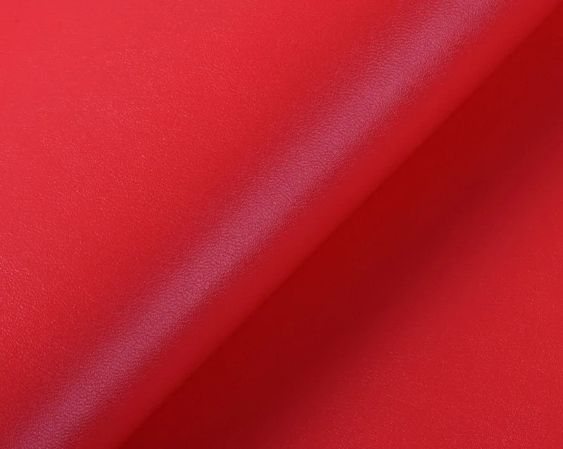Фабричная цена 0,7 мм Толстая Напа кожаная ткань для дивана - Цвет: red