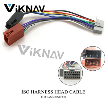

15-105 Car ISO Stereo Radio Harness Head Cable for PANASONIC CQ Wire Adapter Plug Wiring Connector Cable