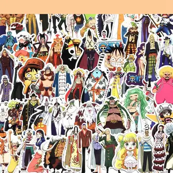 

75 Pcs/Set Anime 2019 ONE PIECE Luffy Stickers For Car Laptop PVC Backpack Home Decal Pad Bicycle Waterproof Decal