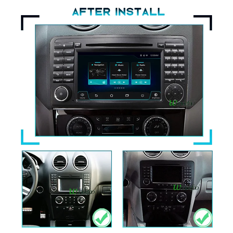 Car Radio For Benz Ml W164 X164 Ml350 