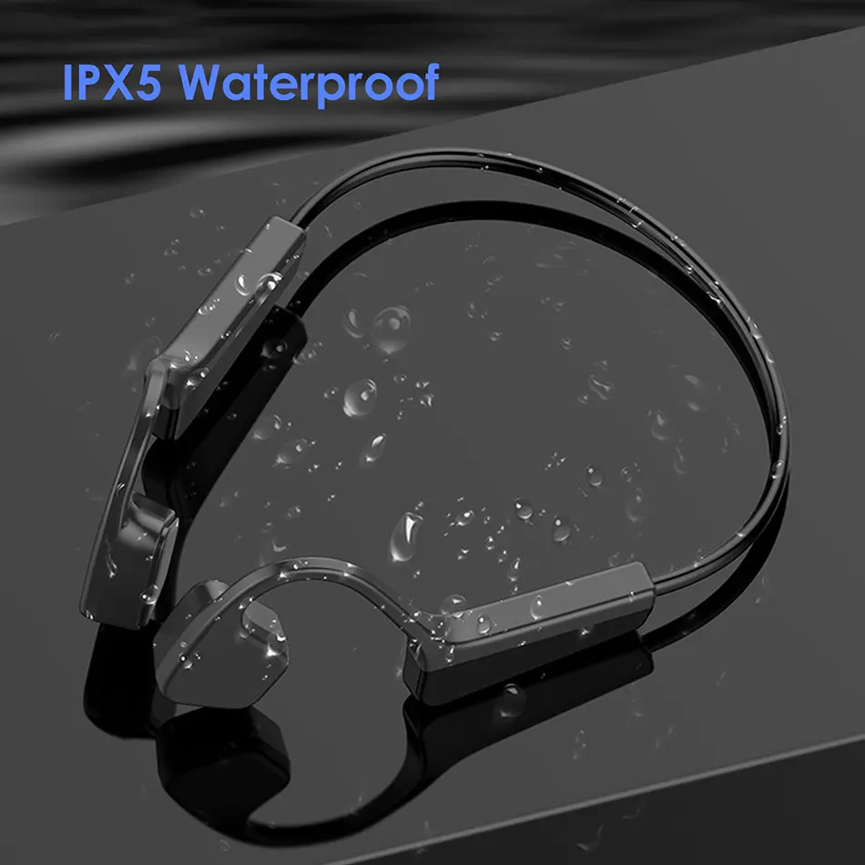 Легкие костной проводимости гарнитура V11 IPX5 Водонепроницаемый Стерео наушники w/