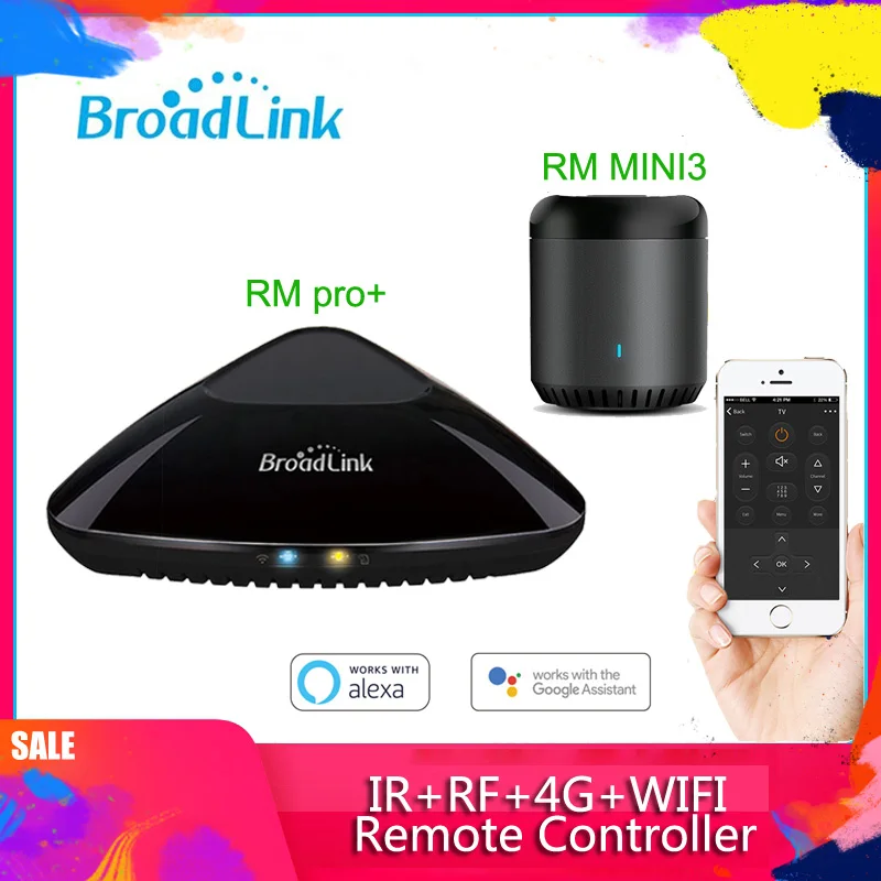  Broadlink RM PRO+ RM33 2019Universal Intelligent Remote Controller Smart Home Automation WiFi+IR+RF - 32842733056