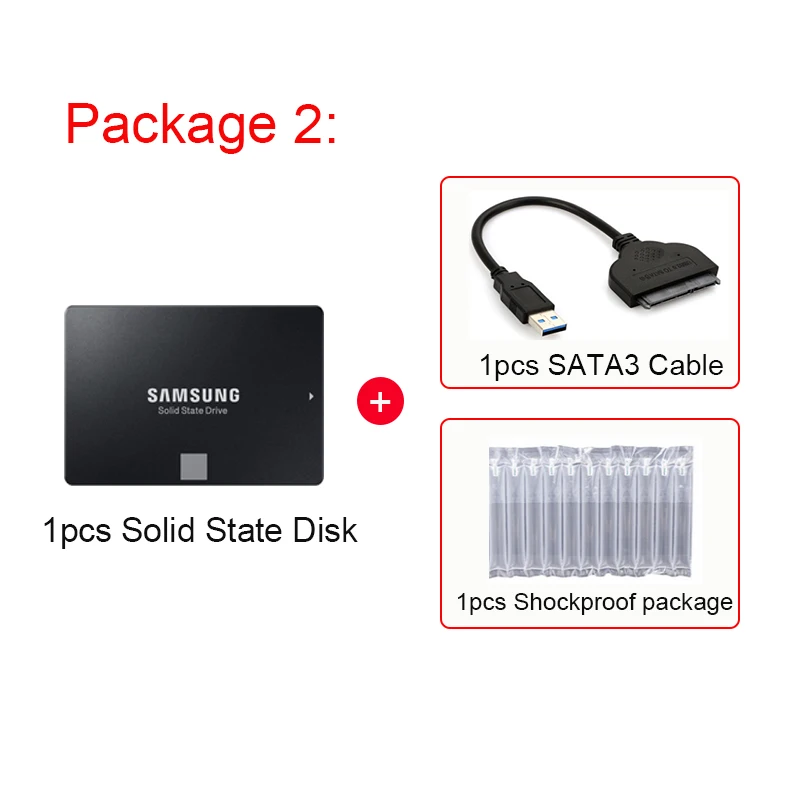 SAMSUNG SSD 860 EVO 250 ГБ 500 ГБ 1 ТБ Внутренний твердотельный диск HDD жесткий диск SATA3 2,5 дюймов ноутбук Настольный ПК TLC 250 ГБ
