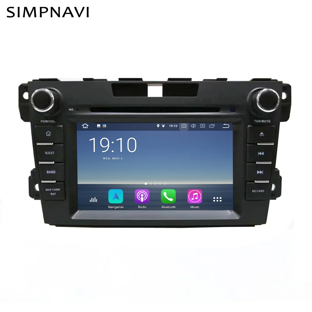 

7" Android Car DVD Stereo Radio Player for Mazda CX7 CX-7 2007-2014 Built in Carplay DSP Support Original Bose Amplifier and SWC