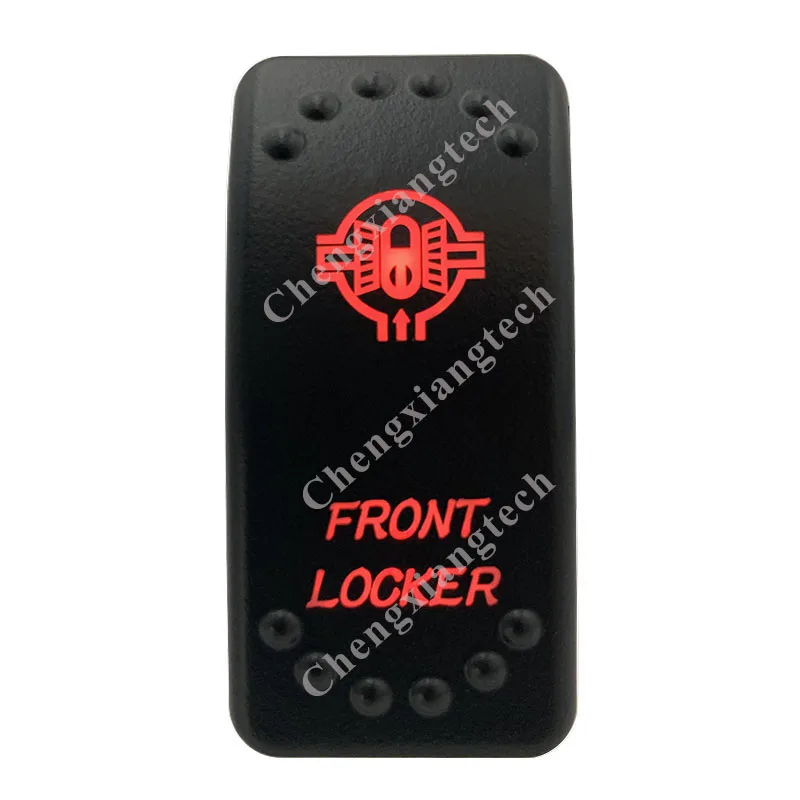 12V 20A / 24V 10A Doppio Led Rosso 5P On Off Spst Interruttore A Bilanciere Armadietto Anteriore Impermeabile Per Interruttore Auto Camion Barca