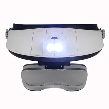 

Headband Magnifying Glass With Led Lamp 1.0-3.5X Multi-functional Loupe With 5 Lens Magnifier For Beekeeping Equipments