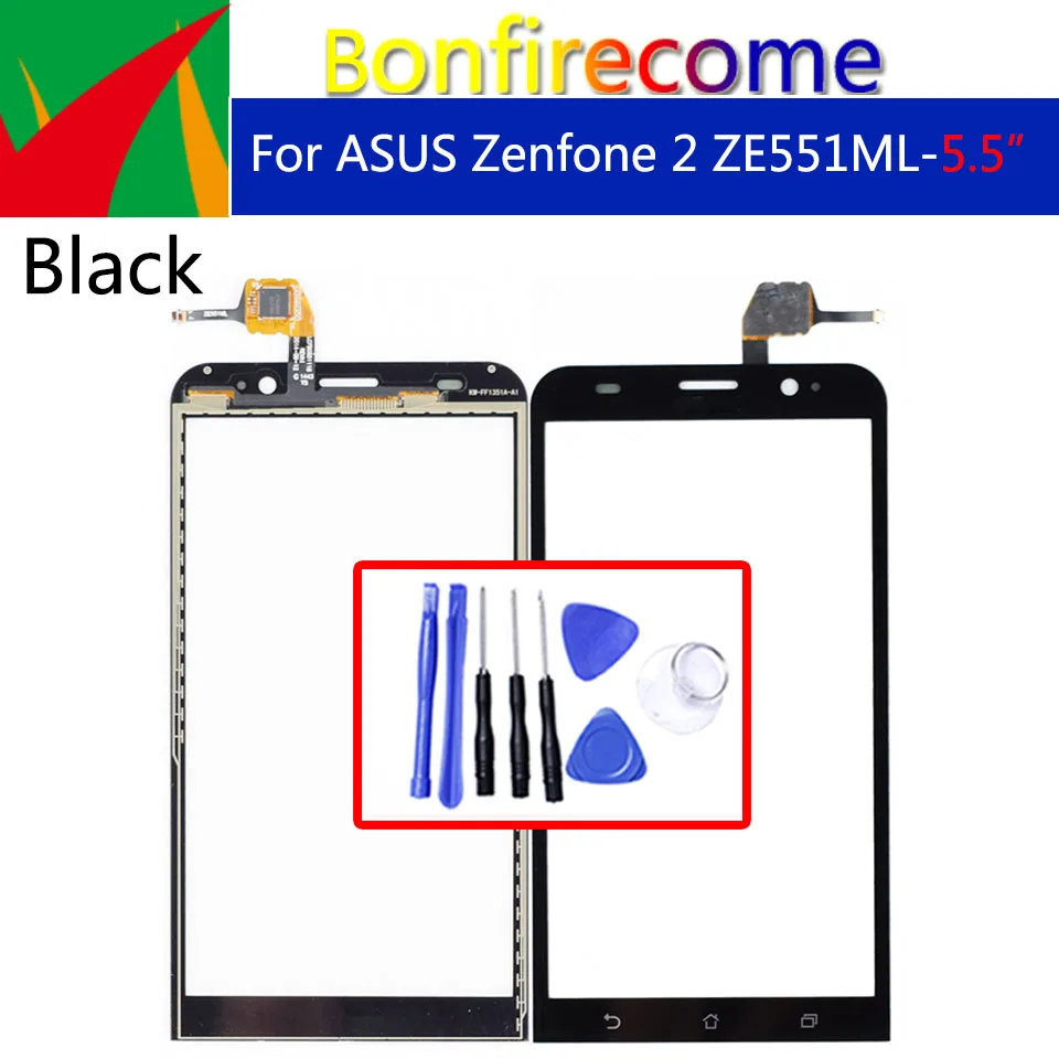 5 &quotсенсорный экран для ASUS Zenfone 2 ZE551ML сенсорный Z00AD стеклянная панель дигитайзер
