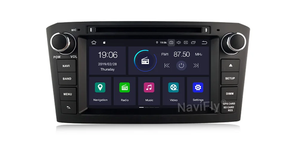 Best PX5 Octa Core Android9.0 4G RAM 64G ROM Car Multimedia Audio for Toyota Avensis/T25 2003-2008 Radio GPS Navigation Video 4G WIFI 12