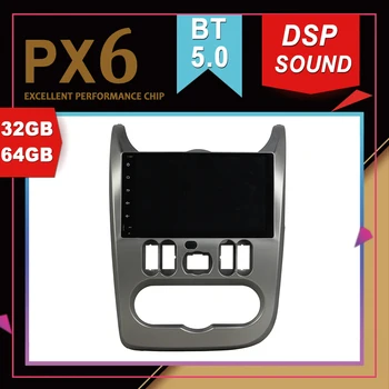 

Rockchip PX6 Processor Android 9.0 Car Multimedia GPS For Renault Logan Sandero Duster 2015-16 DSP Sound NavigationTape Radio