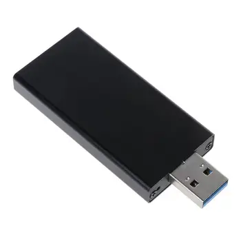 

USB3.0 to NGFF Enclosure External NGFF M.2 SSD to USB 3.0 Case for M.2 NGFF B B+M Key 2242 42MM SSD Adapter X6HA