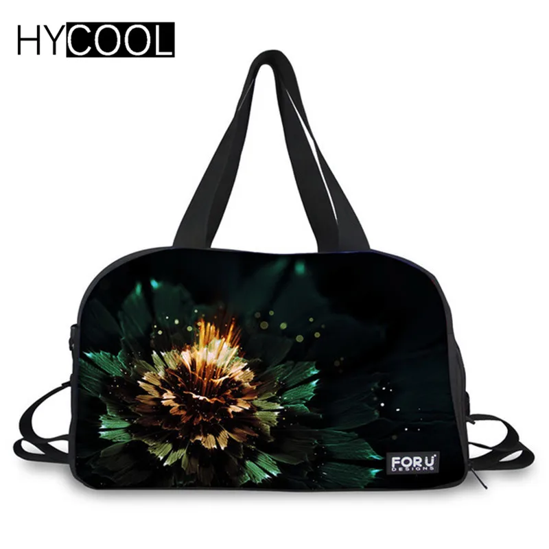 HYCOOL, спортивные сумки для фитнеса, женские коврики для йоги, сумка на плечо, Винтажный дизайн с цветами, сумка для тренировок в тренажерном зале, большая сумка-тоут, прочная сумка - Цвет: H756T