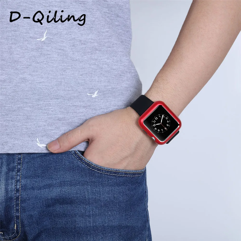 Чехол для Apple Watch, чехол для Iwatch Series 5 4 3 2 1, модный ремешок с магнитной металлической рамкой 38 мм 42 мм 40 мм 44 мм
