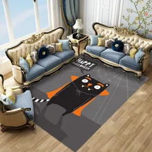 Костюм на Хэллоуин с изображением героев мультфильма, ковер в холл Ванная комната Противоскользящий коврик с темой праздник Outddor Придверный коврик прямоугольник Кухня коврик для дома