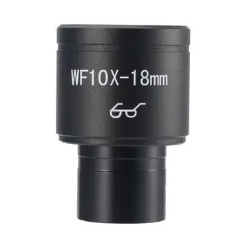 

Wide Field WF10X Eyepiece Field View 18mm for Biological Microscope Optical Lens Ocular with Reticle Scale