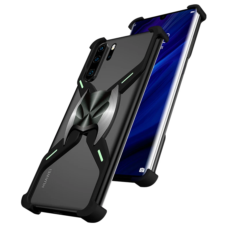 Крутая маска Бэтмена Алюминиевый металлический магнитный чехол для huawei P30 Pro противоударный жесткий чехол для huawei P30/Pro люминесцентный бампер чехол