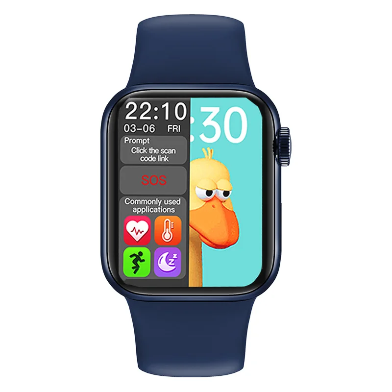 HW12 HW22 Pro Full Screen Smart Watch 44MM 40MM Women Men AK76 Smartwatch with Split Screen DT100 Bluetooth Bracelet PK IWO 13