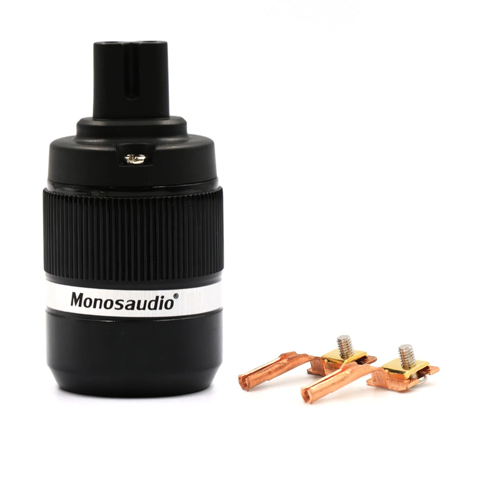 Monosaudio F180 Рисунок 8 Чистая медь разъем питания, 25A/250V гнездовой разъем питания, IEC320 C7 сетевой гнездовой разъем питания