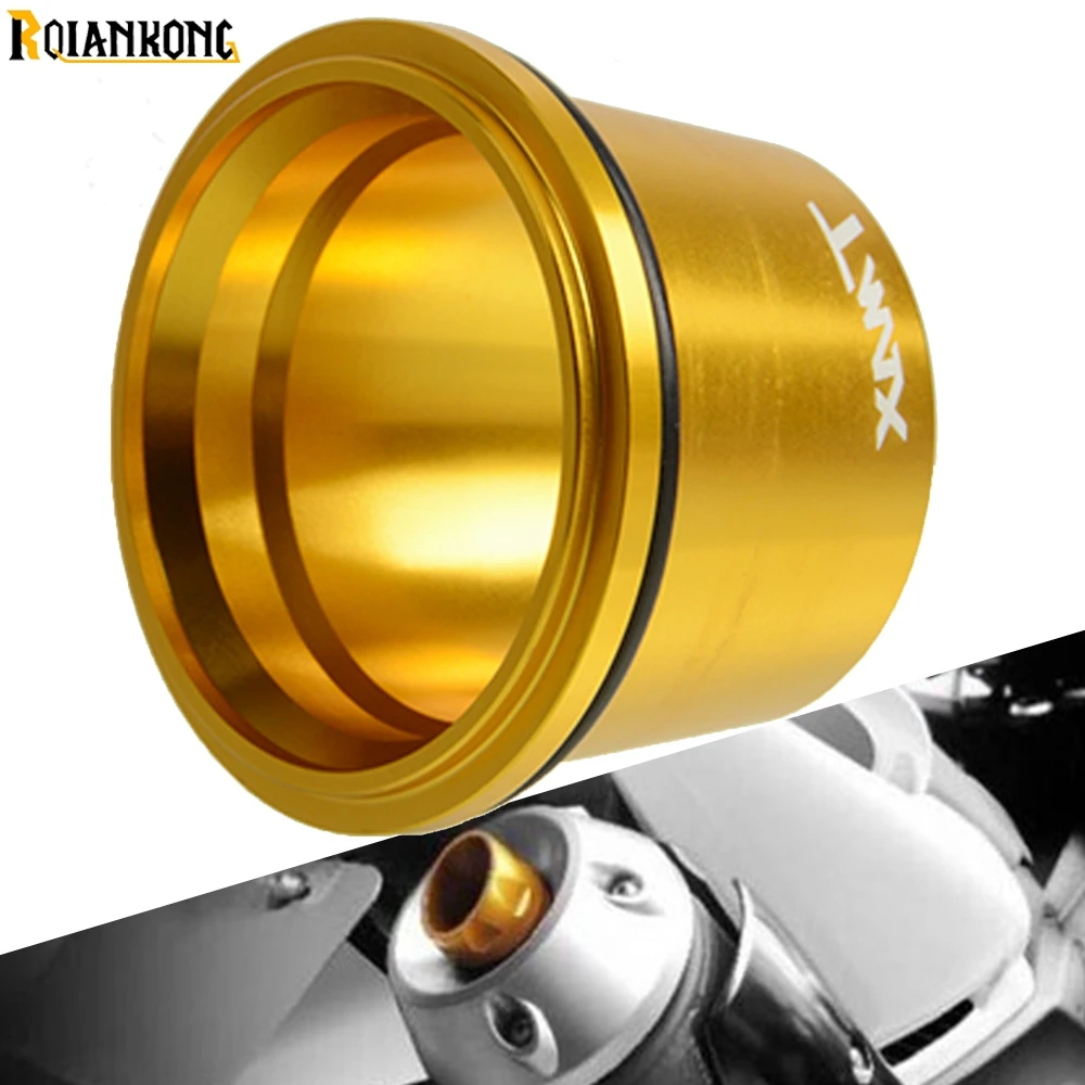 Motor Scooter TMAX560 Aluminum Exhaust Tip Cover For Yamaha T MAX T-MAX 500 560  530 TMAX 530 500 T-MAX530 2015 2016 2017 2018