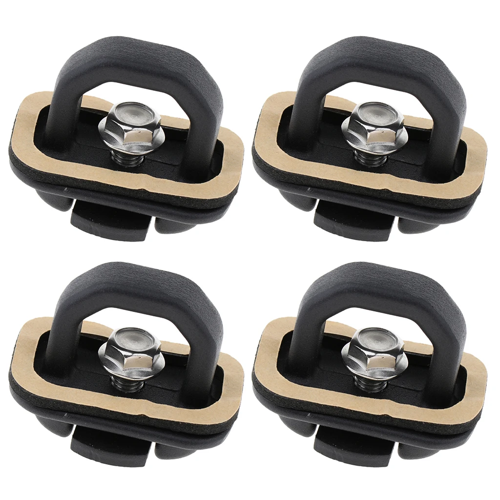 4x Car Accessories Tie Down Anchor Truck Bed Side Wall Anchors