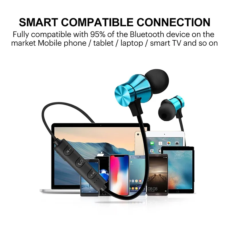 Wireless Bluetooth Earphone For Samsung Galaxy S9 Plus S8 S8+ S7 Edge S6 Active S5 S4 S2 Earphones Sport Earbuds Music Earpiece (8)