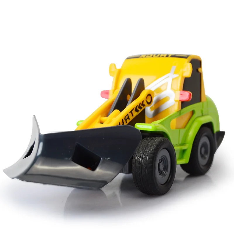 

Model Road Roller Snow Removal Bulldozing Alloy Engineering Vehicle Children Warrior Separate-Toy Car Model